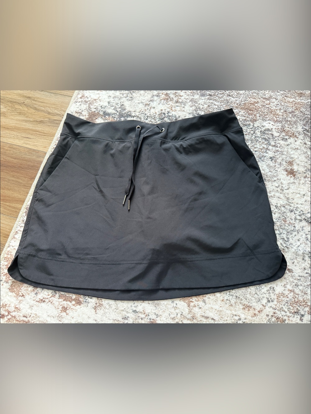 Gaiam Women's Black Athletic Drawstring Skort